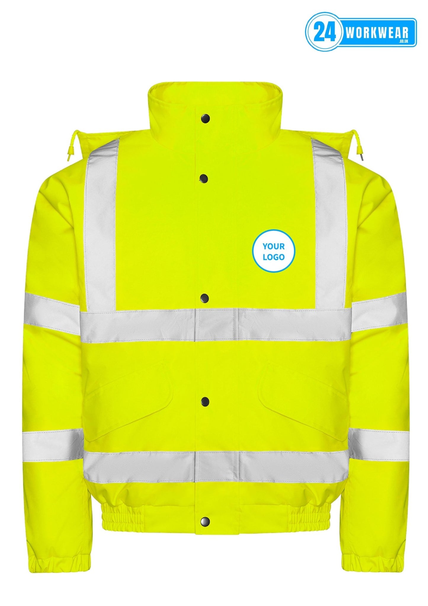 10 x High Visibility Bomber Jackets Deal - 24 Workwear - High Visibility