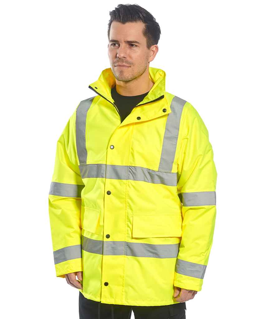 Portwest Hi-Vis 4-in-1 Traffic Jacket - 24 Workwear - Jacket