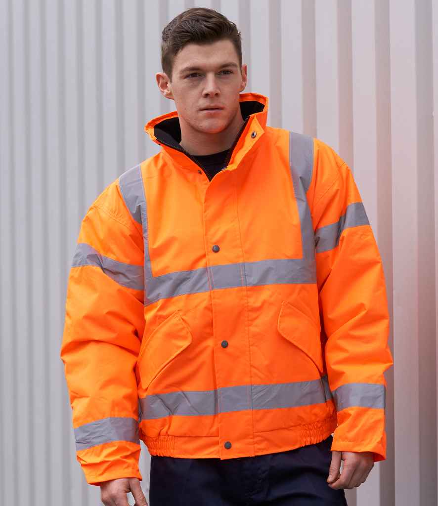 Portwest Hi-Vis GO/RT Bomber Jacket - 24 Workwear - Jacket