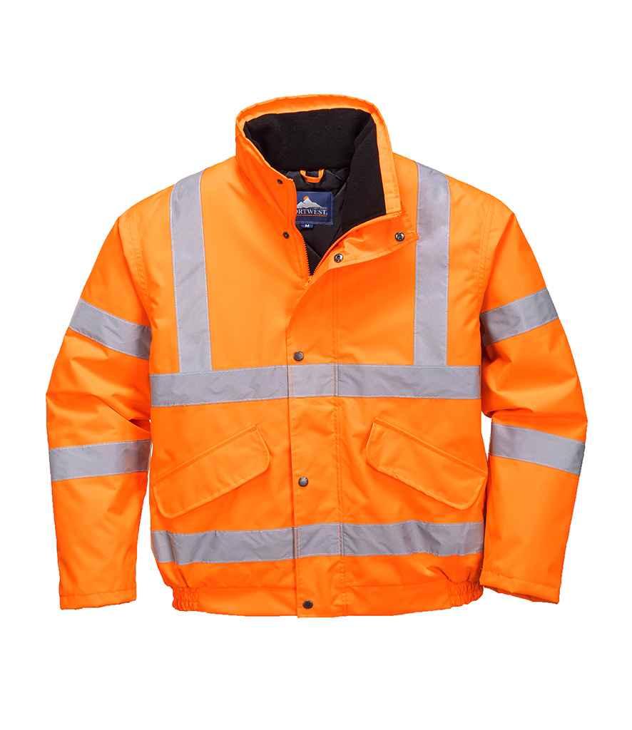 Portwest Hi-Vis GO/RT Bomber Jacket - 24 Workwear - Jacket