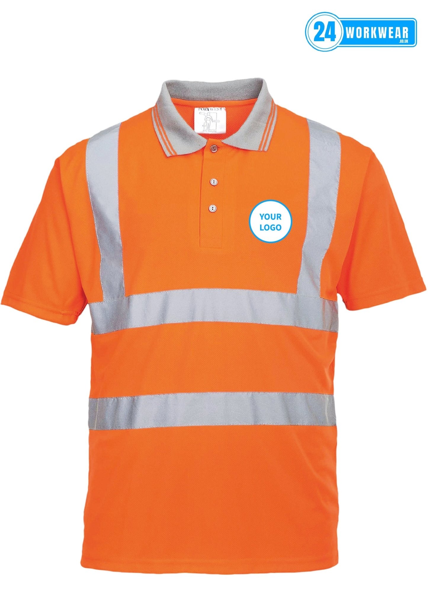 Portwest Hi-Vis Polo Shirt - 24 Workwear - Polo