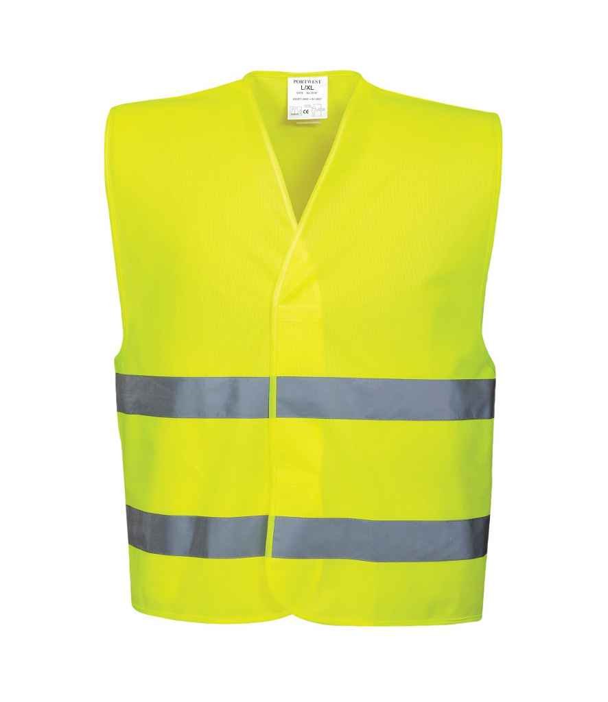 Portwest Hi-Vis Two Band Vest - 24 Workwear - Waistcoat