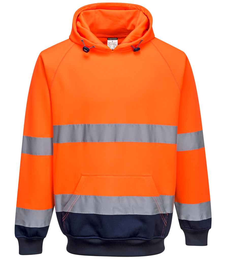 Portwest Hi-Vis Two Tone Hooded Sweatshirt - 24 Workwear - Hood