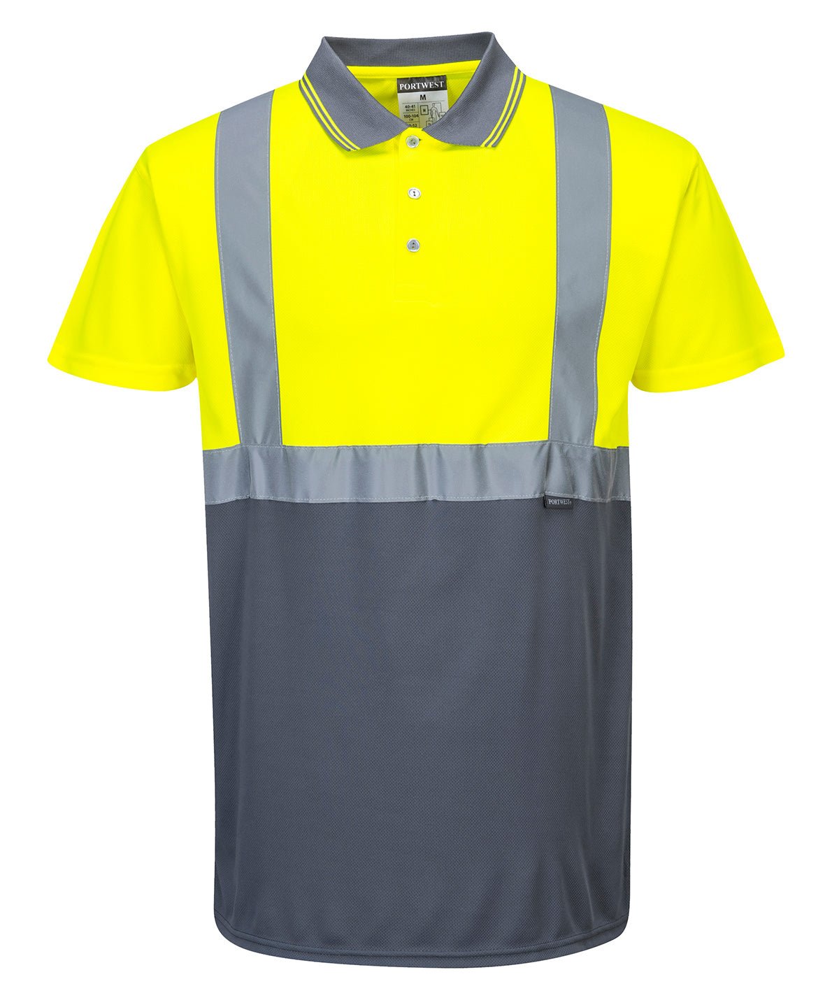 Portwest Hi-Vis Two Tone Polo Shirt - 24 Workwear - Polo