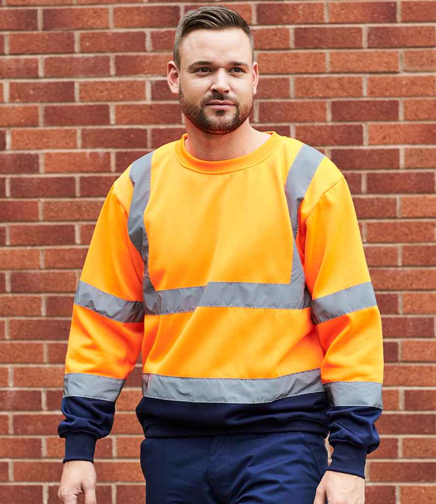 Portwest Hi-Vis Two Tone Sweatshirt - 24 Workwear - Sweatshirt