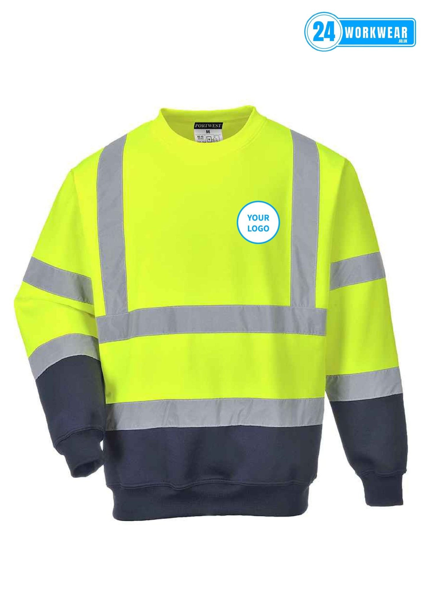 Portwest Hi-Vis Two Tone Sweatshirt - 24 Workwear - Sweatshirt