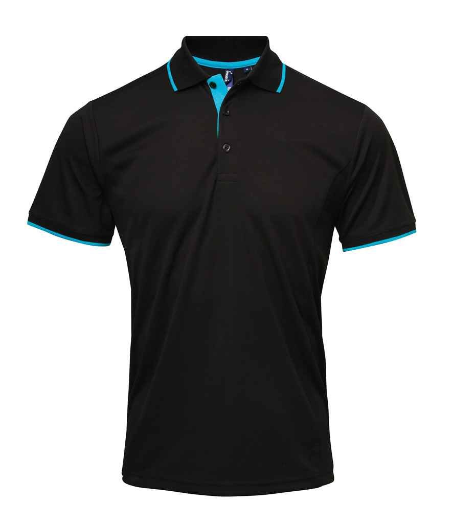Premier Contrast Coolchecker® Piqué Polo Shirt - 24 Workwear - Polo