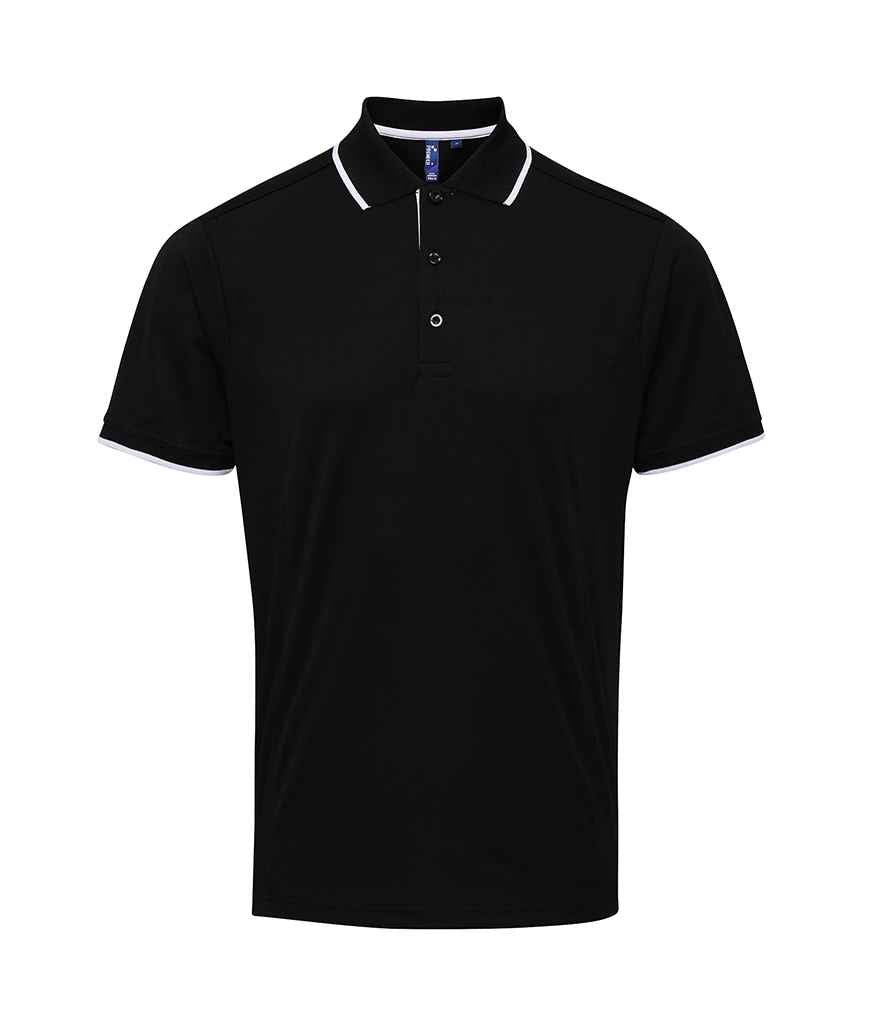 Premier Contrast Coolchecker® Piqué Polo Shirt - 24 Workwear - Polo