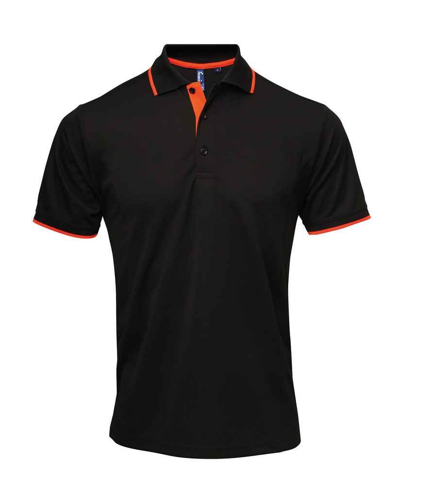 Premier Contrast Coolchecker® Piqué Polo Shirt - 24 Workwear - Polo