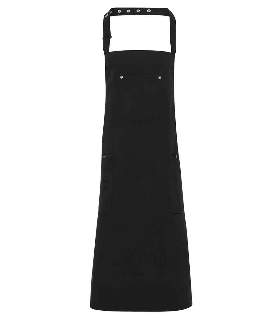 Premier Cotton Chino Bib Apron - 24 Workwear - Apron