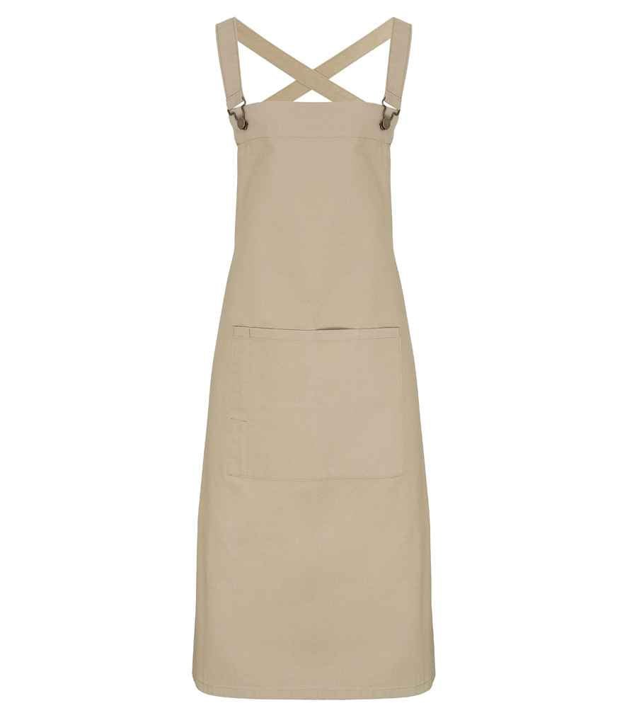 Premier Cross Back Barista Bib Apron - 24 Workwear - Apron