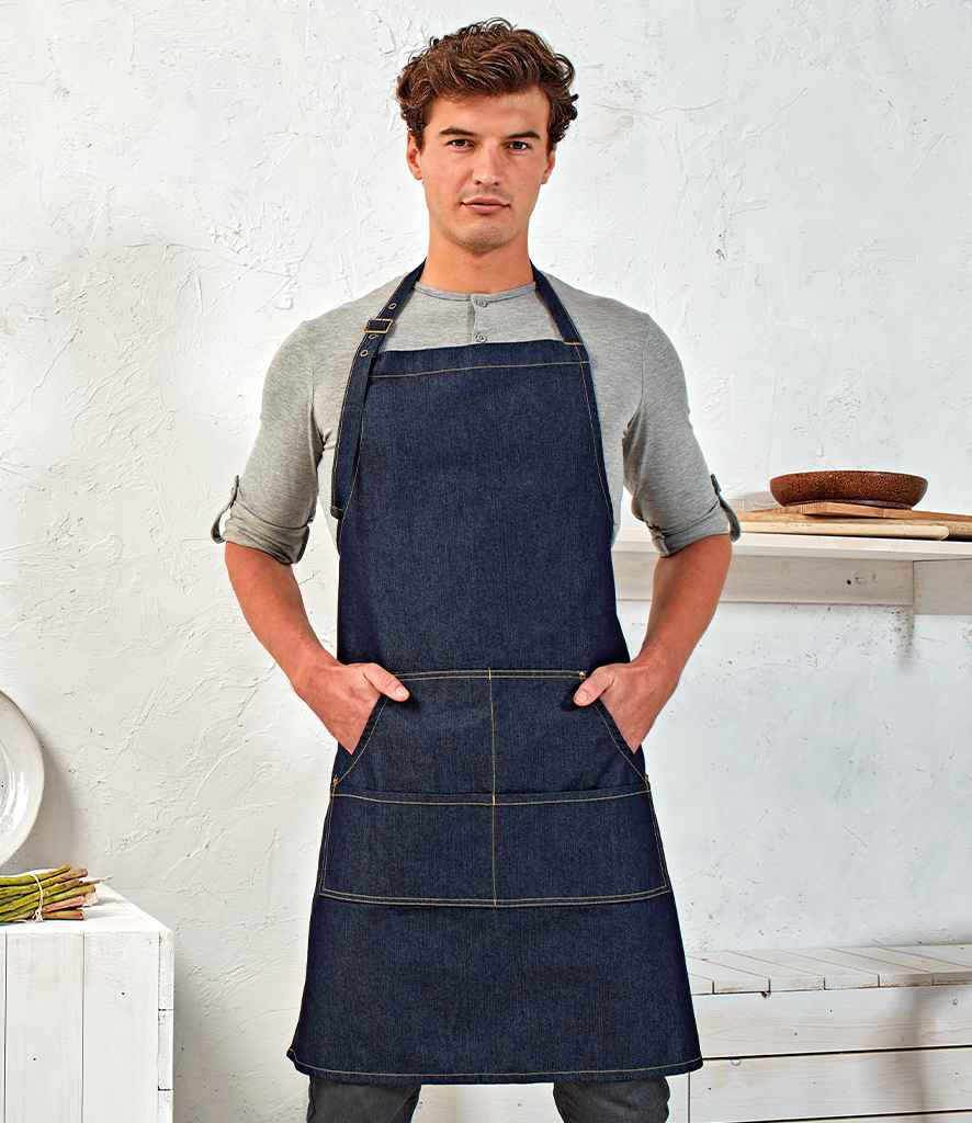 Premier Denim Bib Apron - 24 Workwear - Apron