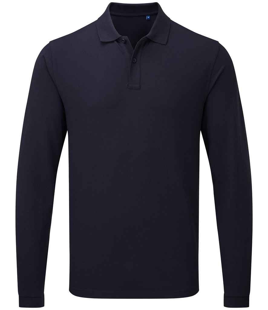 Premier Essential Unisex Long Sleeve Polo Shirt - 24 Workwear - Polo
