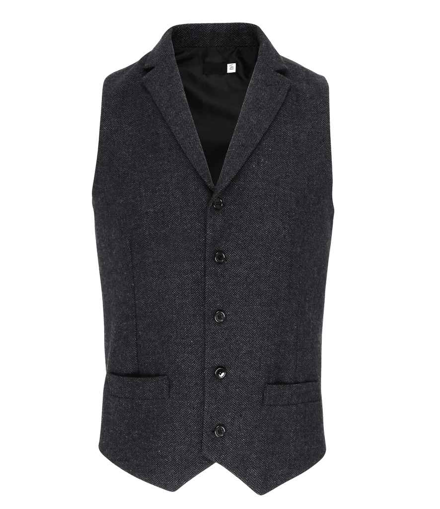 Premier Herringbone Waistcoat - 24 Workwear - Waistcoat