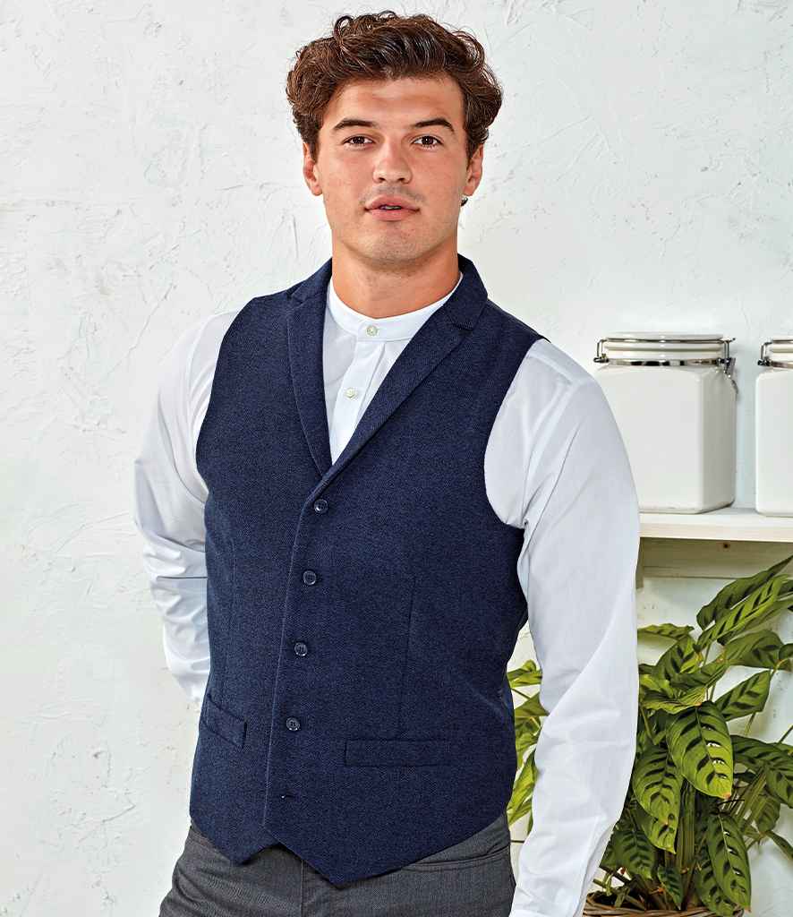 Premier Herringbone Waistcoat - 24 Workwear - Waistcoat