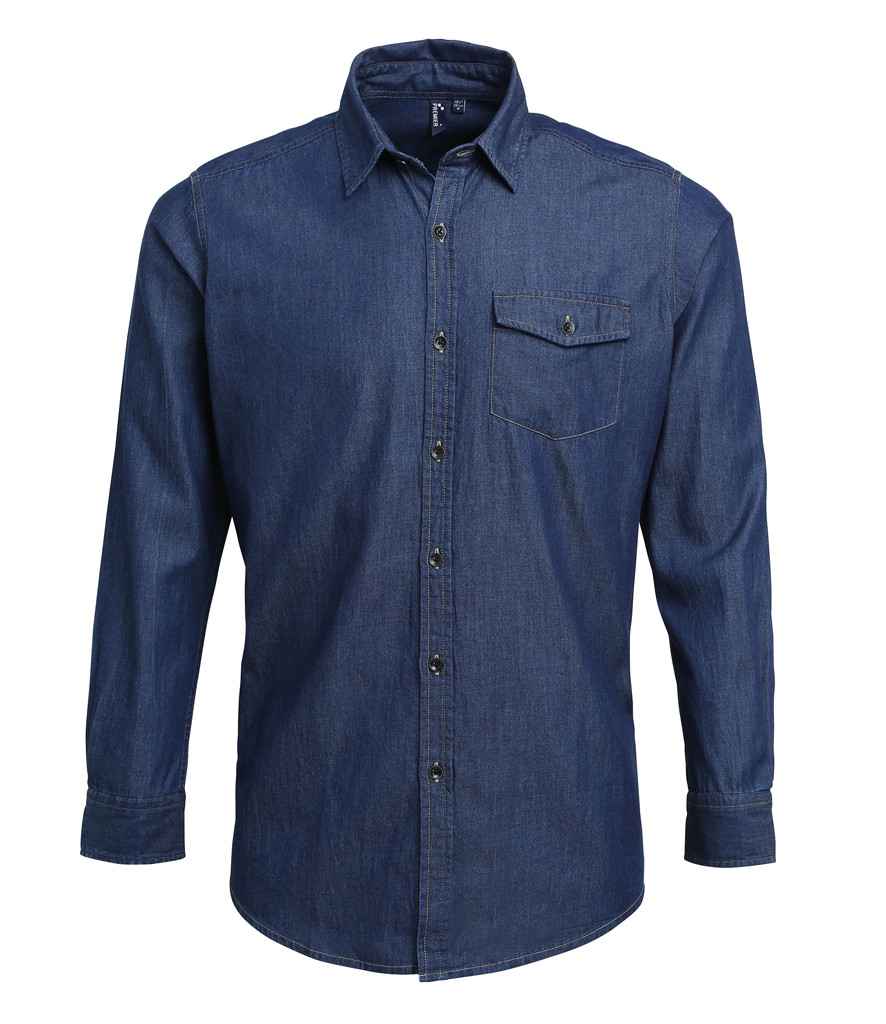Premier Jeans Stitch Denim Shirt - 24 Workwear - Shirt