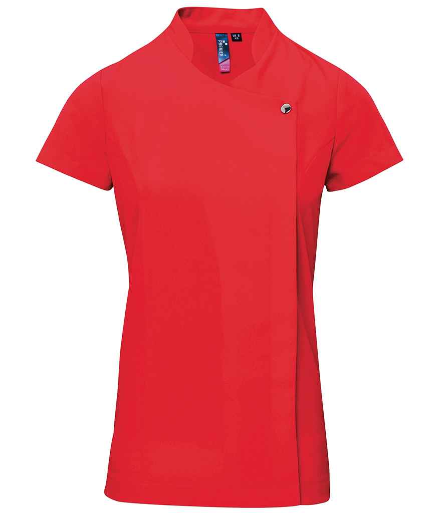 Premier Ladies Blossom Short Sleeve Tunic - 24 Workwear - Tunic