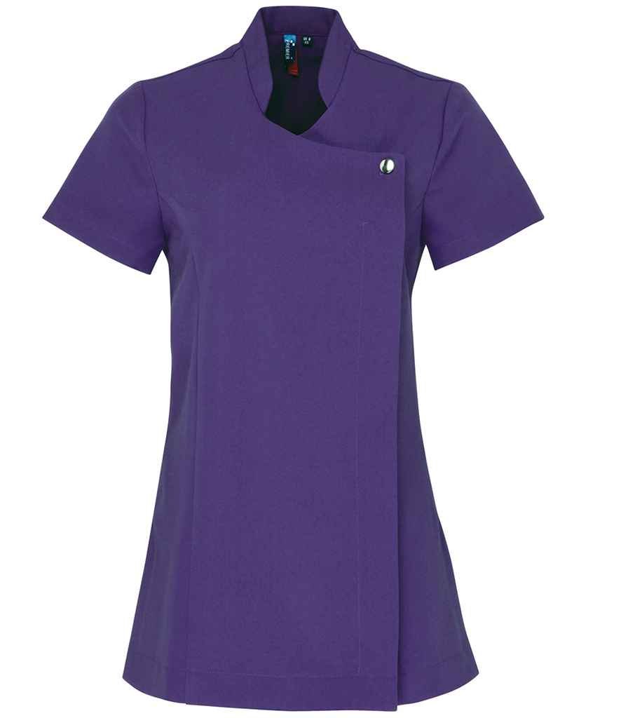 Premier Ladies Blossom Short Sleeve Tunic - 24 Workwear - Tunic