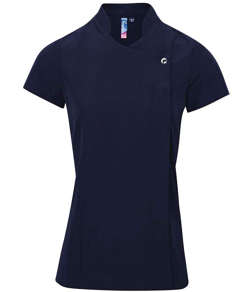 Premier Ladies Blossom Short Sleeve Tunic - 24 Workwear - Tunic