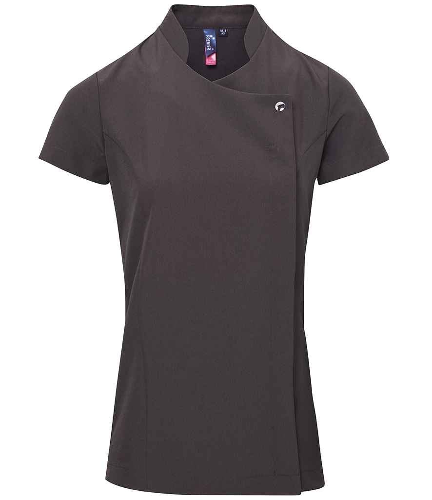 Premier Ladies Blossom Short Sleeve Tunic - 24 Workwear - Tunic