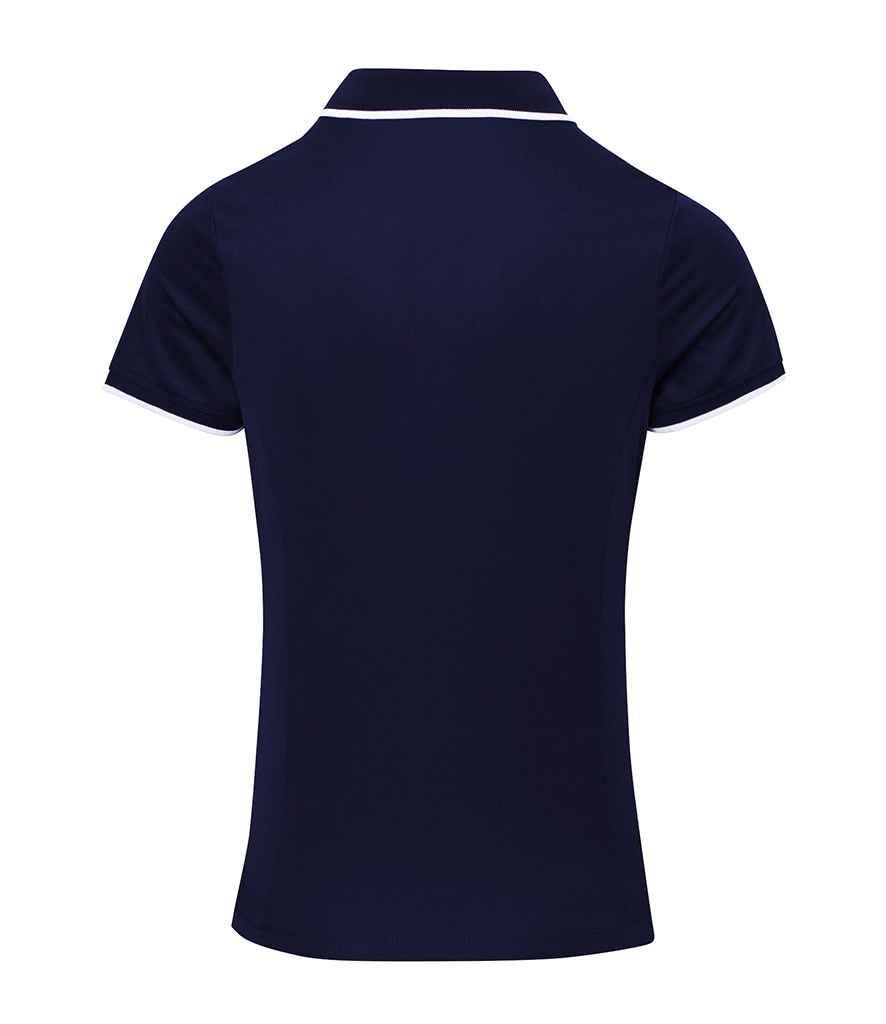 Premier Ladies Contrast Coolchecker® Piqué Polo Shirt - 24 Workwear - Polo