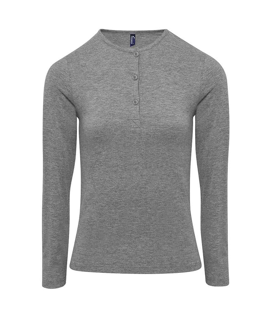 Premier Ladies Long John Roll Sleeve T-Shirt - 24 Workwear - T-Shirt