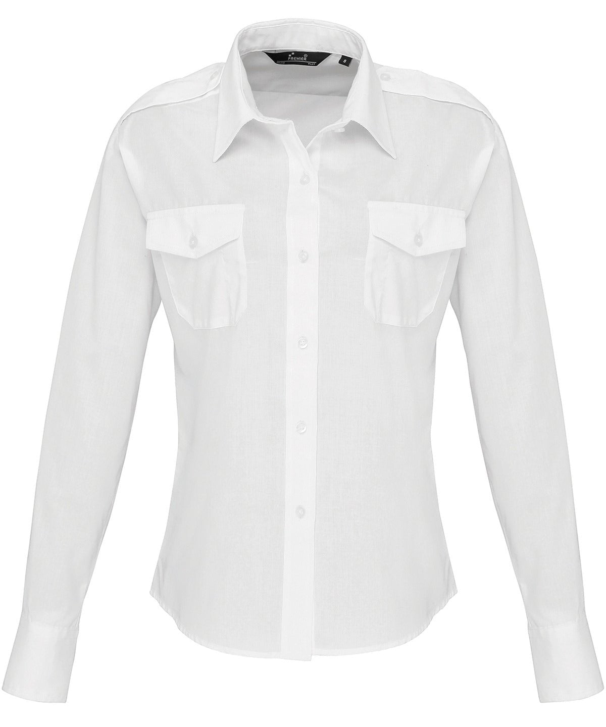 Premier Ladies Long Sleeve Pilot Shirt - 24 Workwear - Shirt