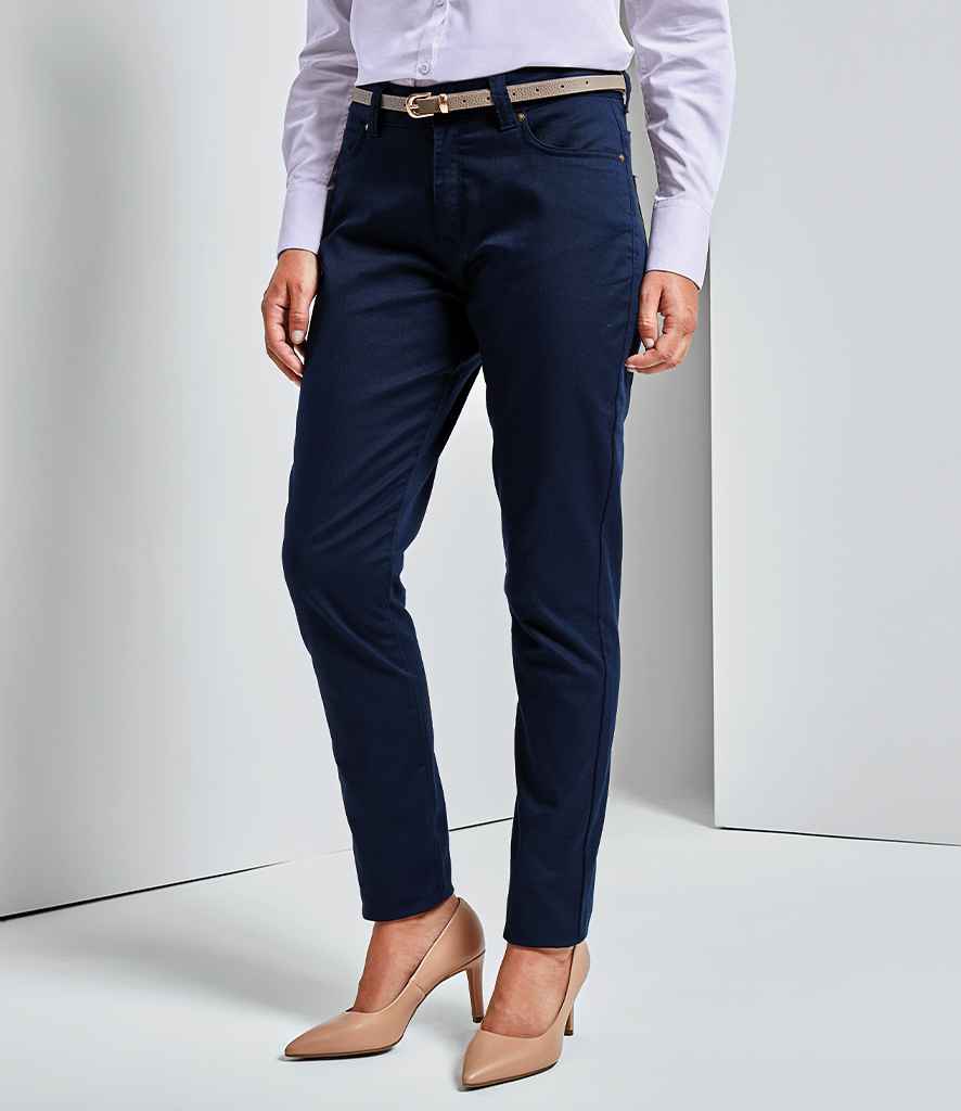 Premier Ladies Performance Chino Jeans - 24 Workwear - Trousers