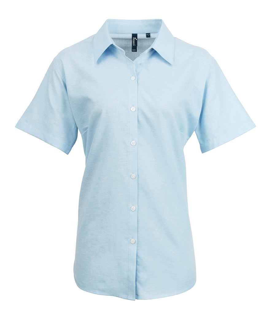 Premier Ladies Signature Short Sleeve Oxford Shirt - 24 Workwear - Shirt