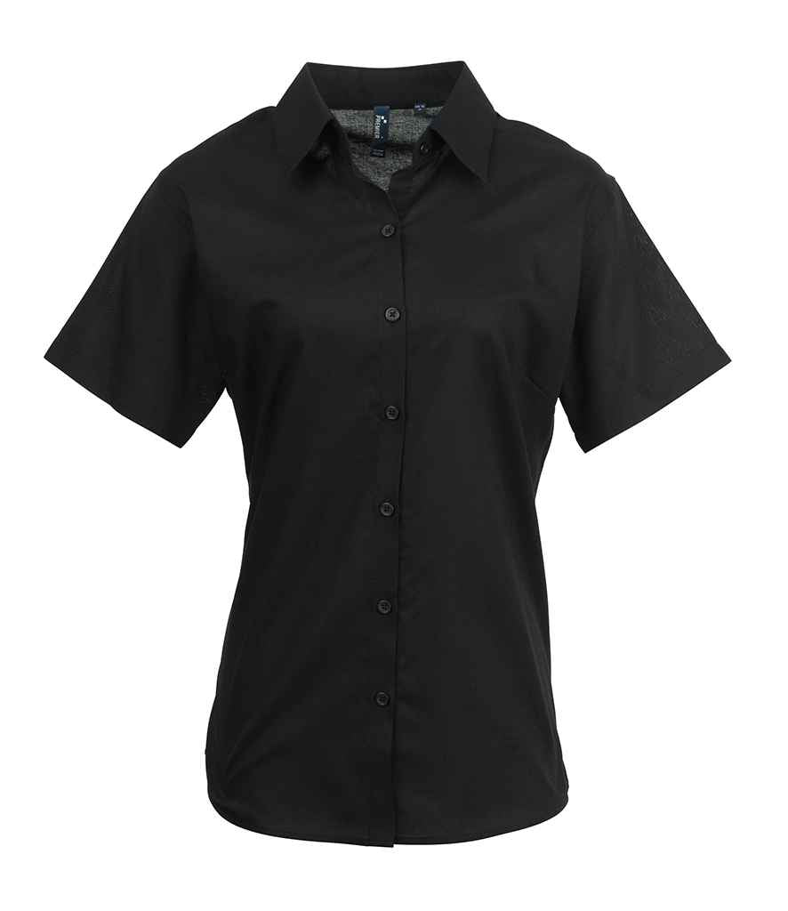 Premier Ladies Signature Short Sleeve Oxford Shirt - 24 Workwear - Shirt