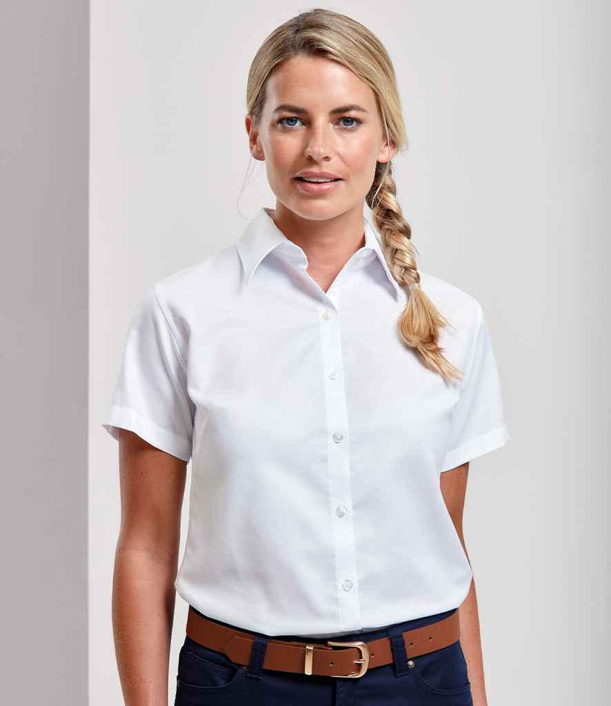 Premier Ladies Signature Short Sleeve Oxford Shirt - 24 Workwear - Shirt