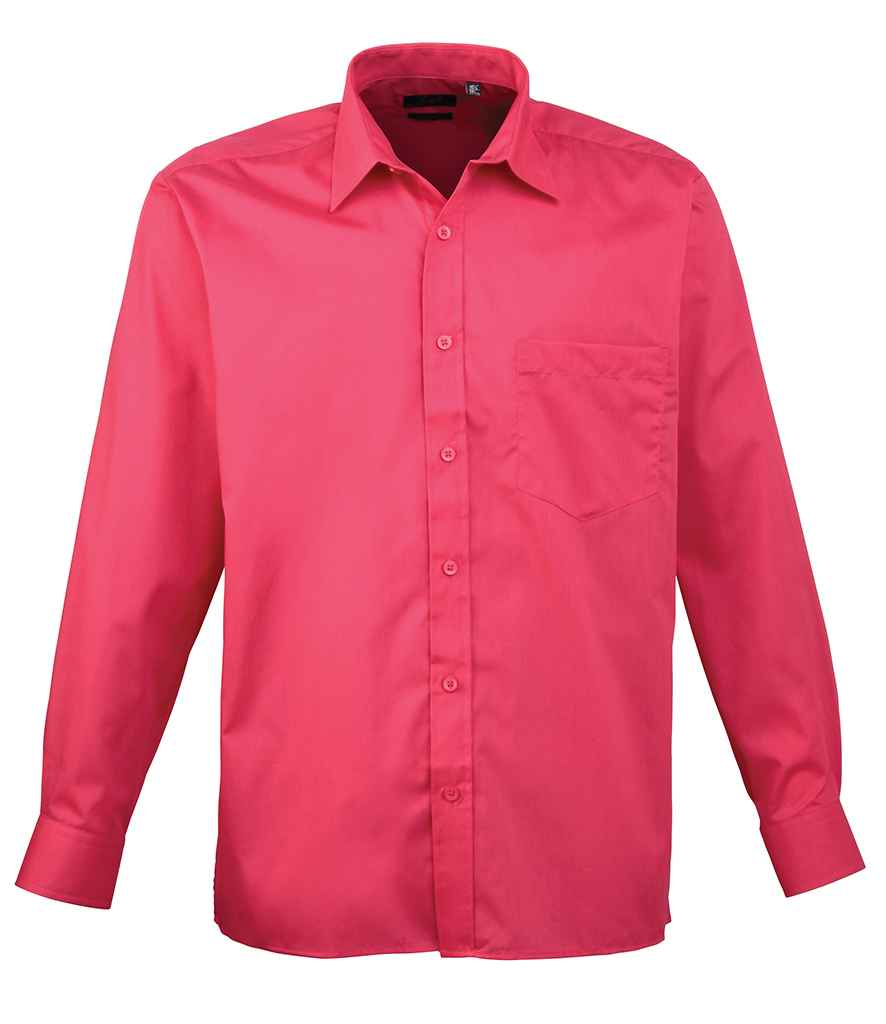 Premier Long Sleeve Poplin Shirt - 24 Workwear - Shirt