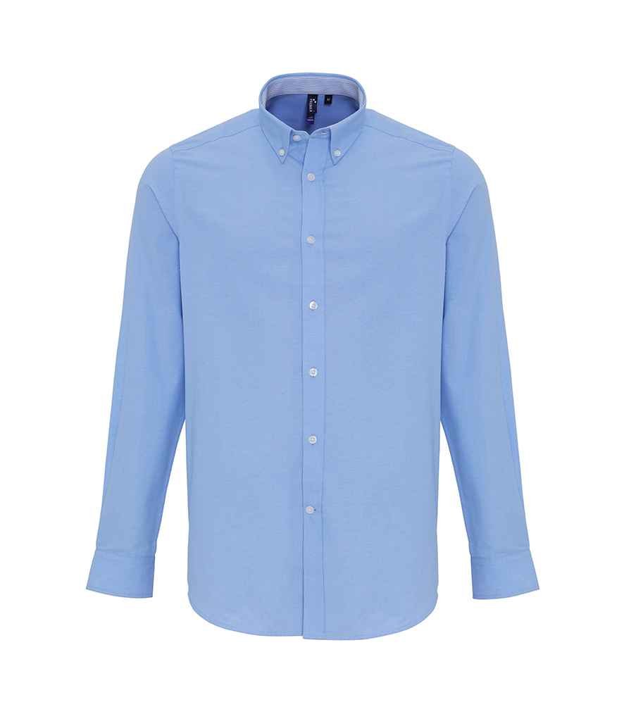 Premier Long Sleeve Striped Oxford Shirt - 24 Workwear - Shirt
