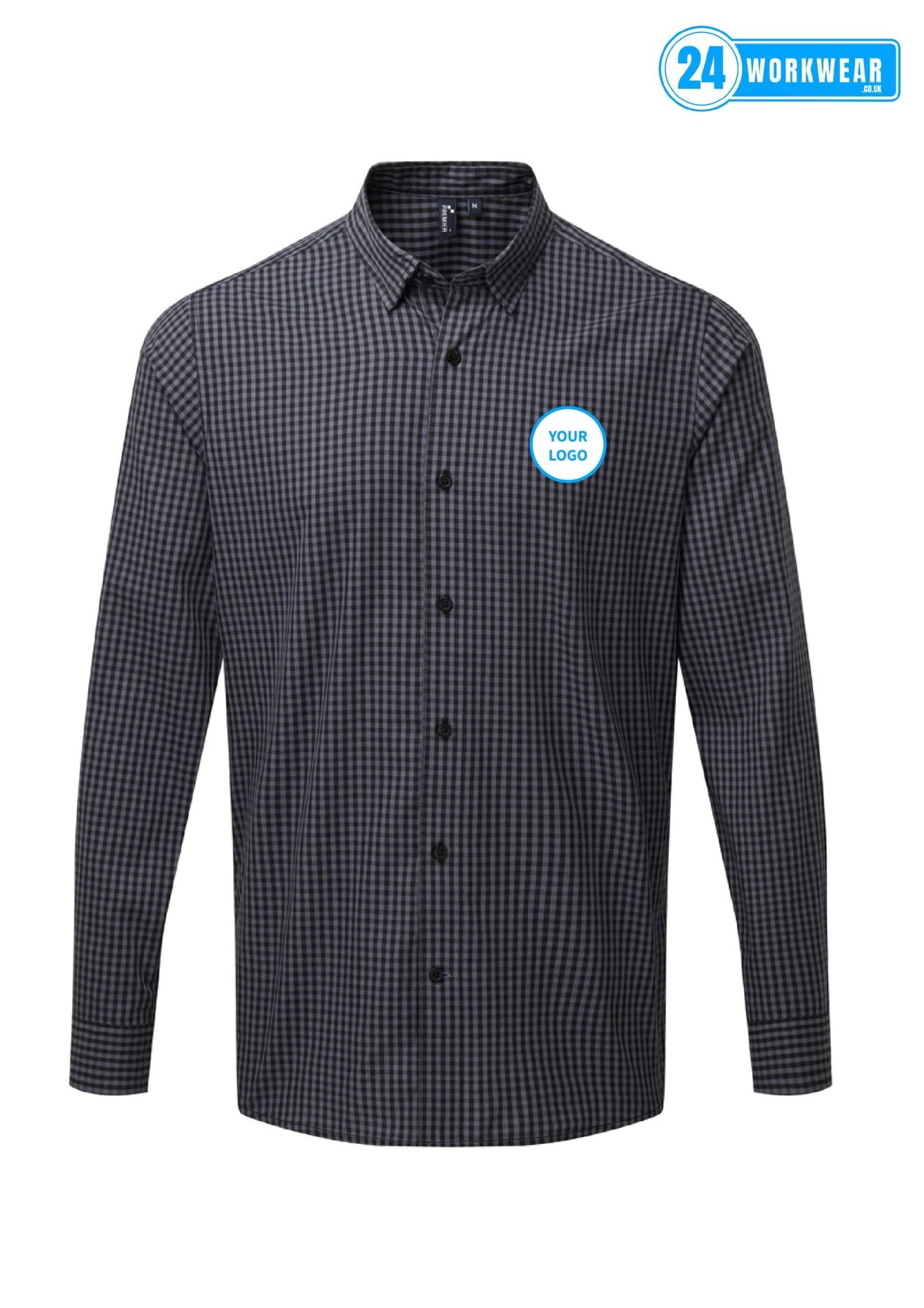 Premier Maxton Check Long Sleeve Shirt - 24 Workwear - Shirt