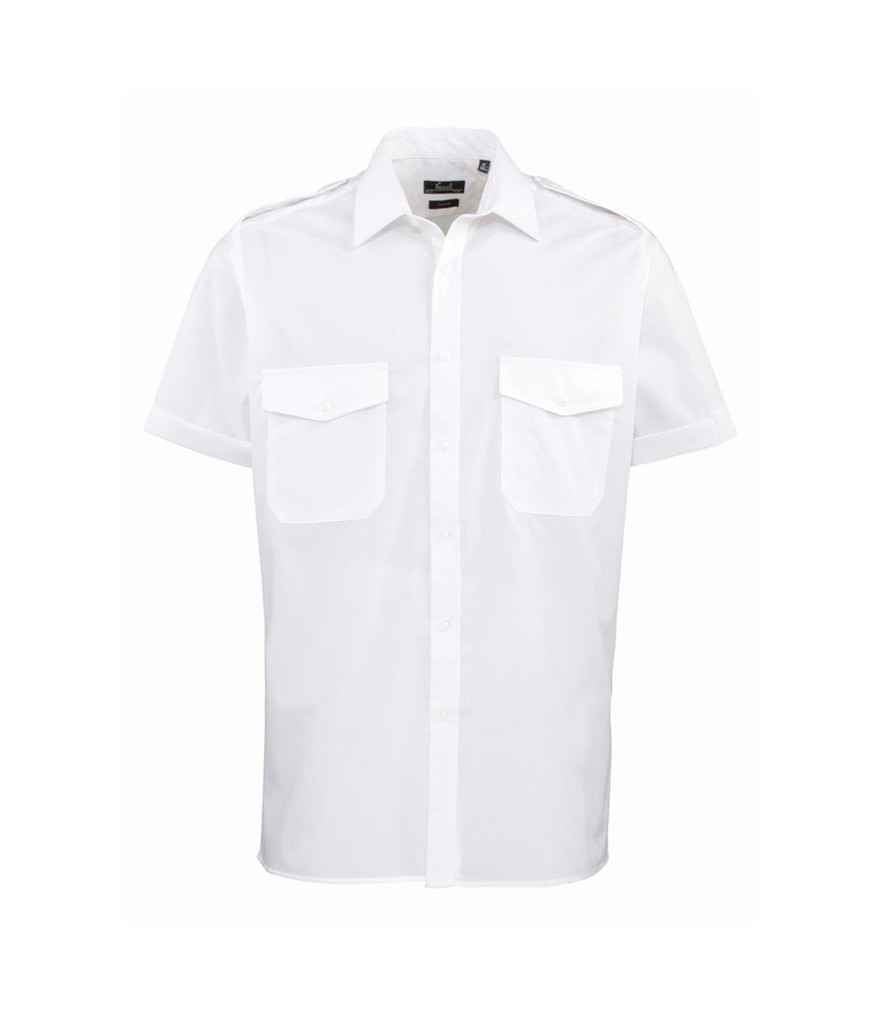 Premier Short Sleeve Pilot Shirt - 24 Workwear - Shirt