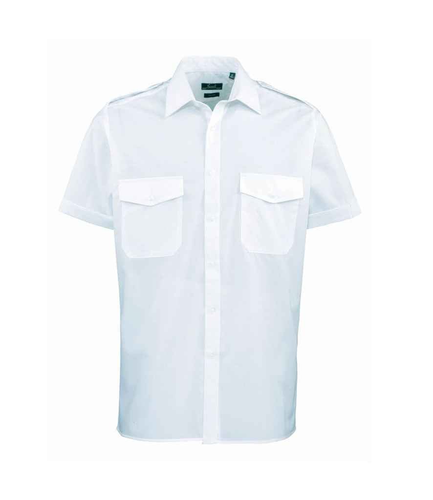 Premier Short Sleeve Pilot Shirt - 24 Workwear - Shirt