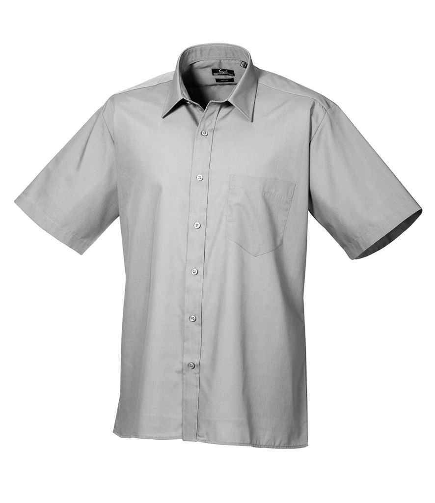 Premier Short Sleeve Poplin Shirt - 24 Workwear - Shirt