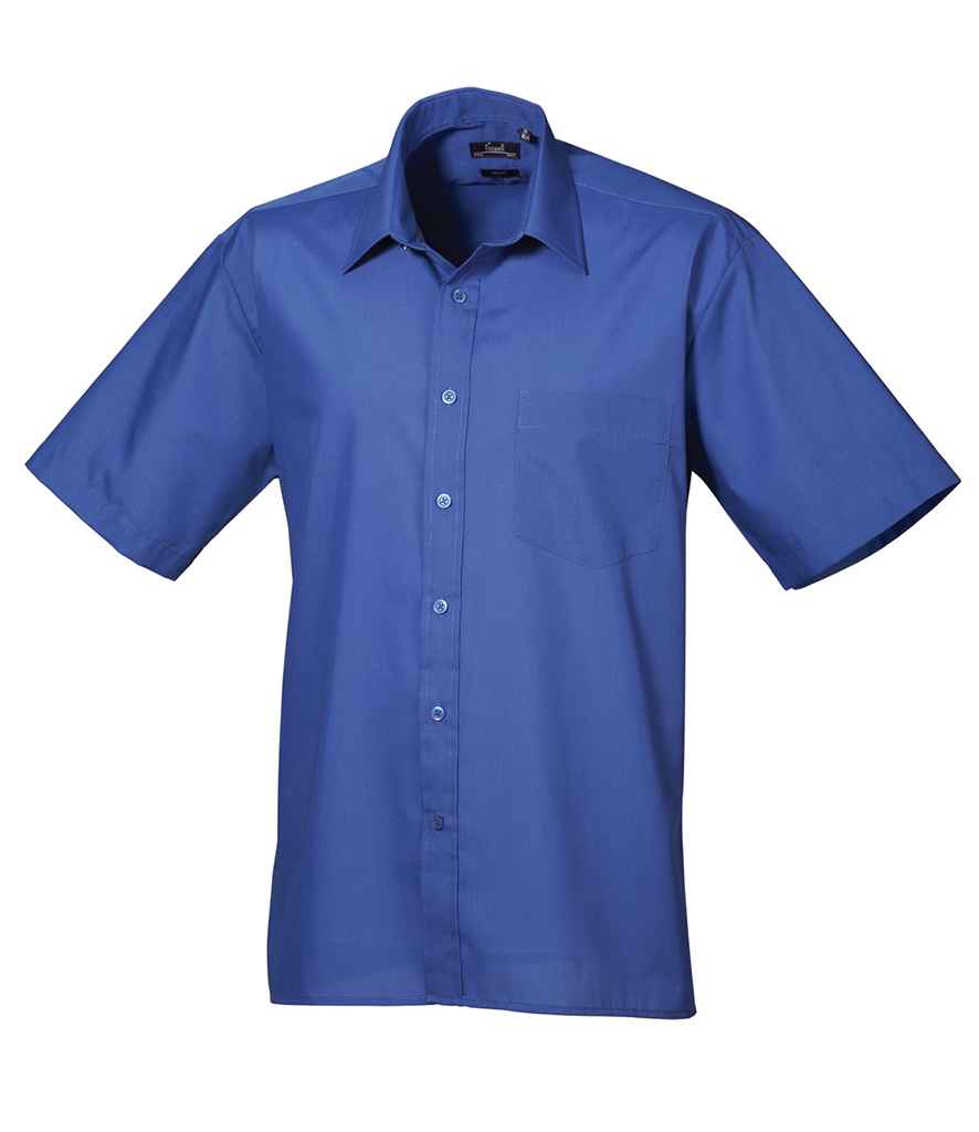 Premier Short Sleeve Poplin Shirt - 24 Workwear - Shirt