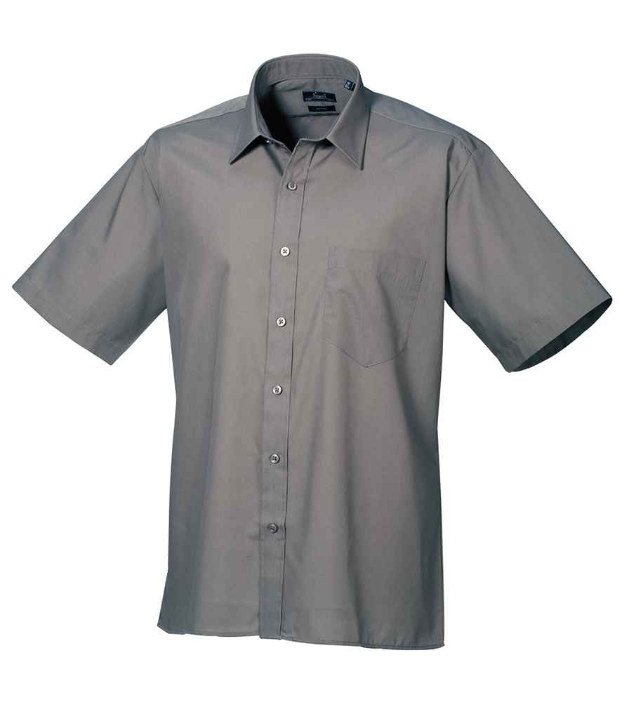 Premier Short Sleeve Poplin Shirt - 24 Workwear - Shirt
