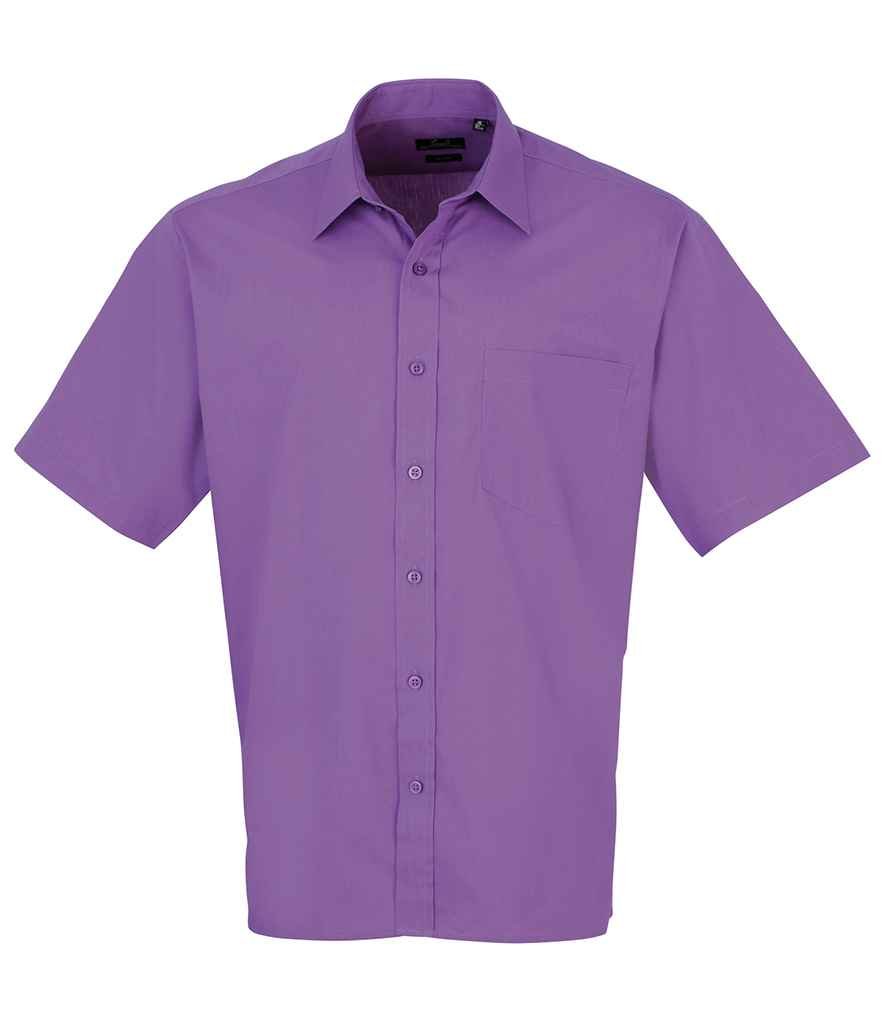 Premier Short Sleeve Poplin Shirt - 24 Workwear - Shirt