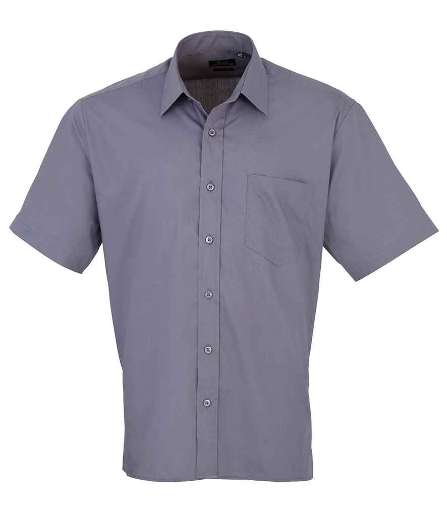 Premier Short Sleeve Poplin Shirt - 24 Workwear - Shirt