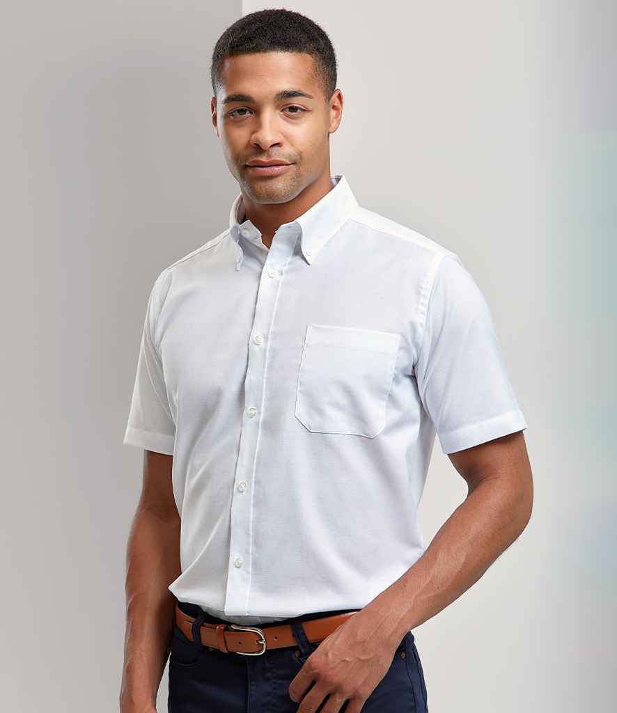 Premier Signature Short Sleeve Oxford Shirt - 24 Workwear - Shirt