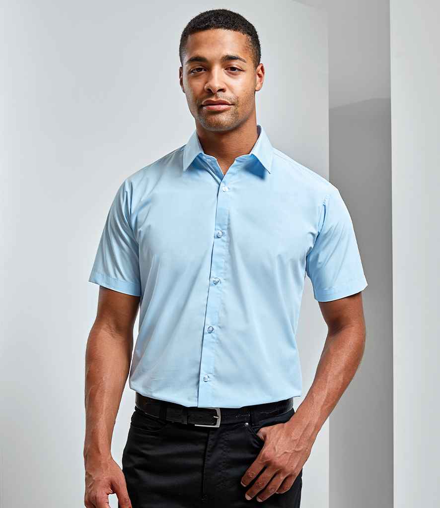 Premier Supreme Short Sleeve Poplin Shirt - 24 Workwear - Shirt