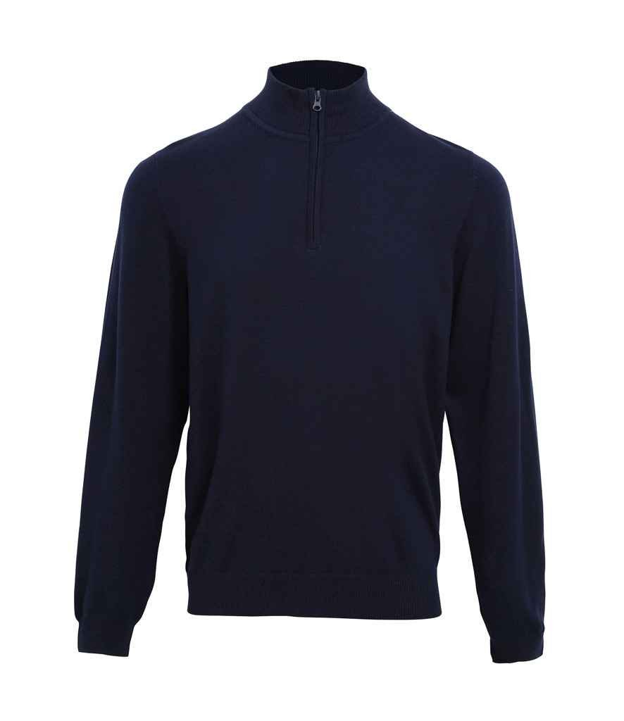 Premier Zip Neck Sweater - 24 Workwear - Jumper