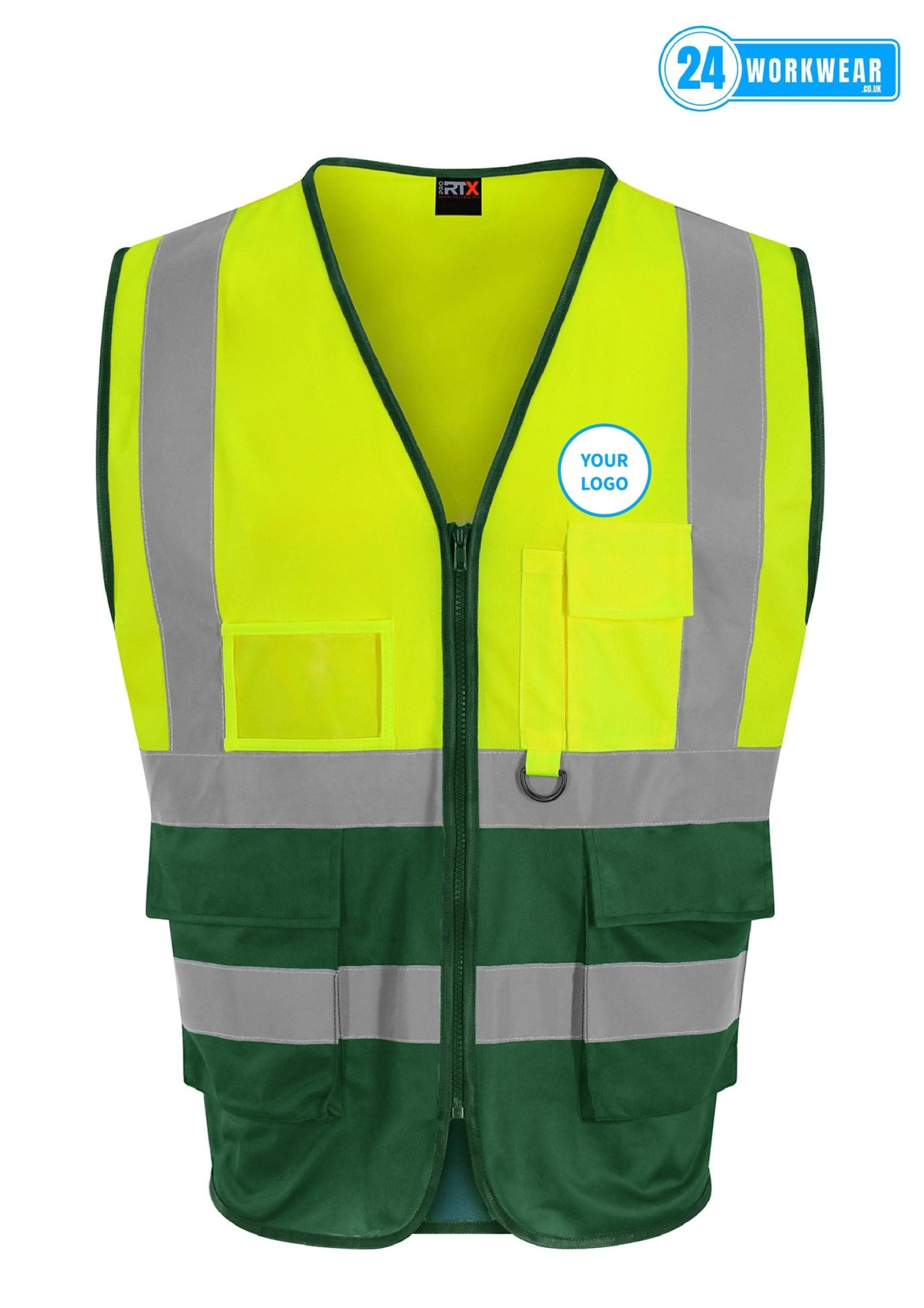 Pro RTX High Visibility Executive Waistcoat - 24 Workwear - High Visibility