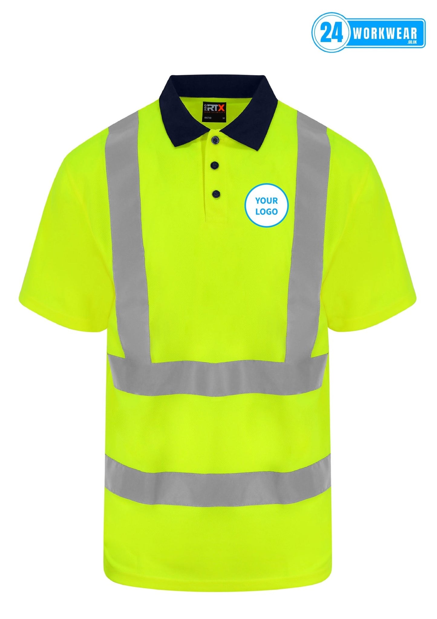 Pro RTX High Visibility Polo - 24 Workwear - Polo
