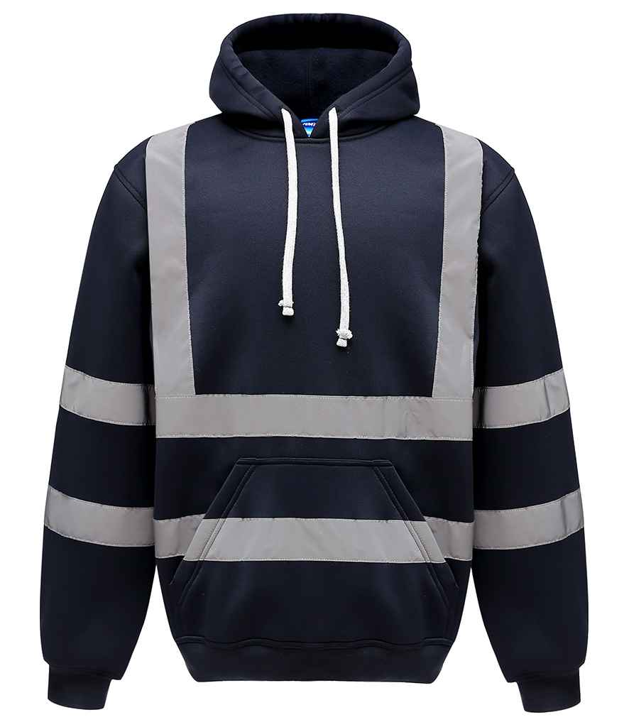 Yoko Hi-Vis Pull Over Hoodie - 24 Workwear - Hood