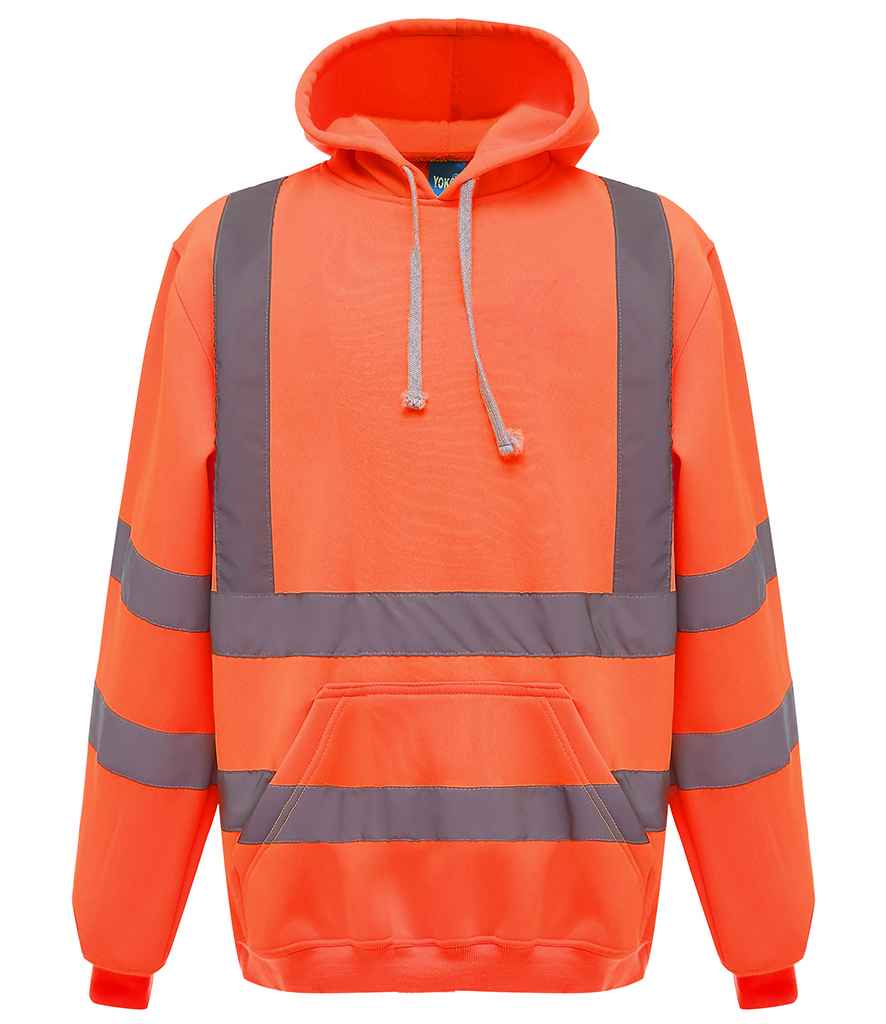 Yoko Hi-Vis Pull Over Hoodie - 24 Workwear - Hood