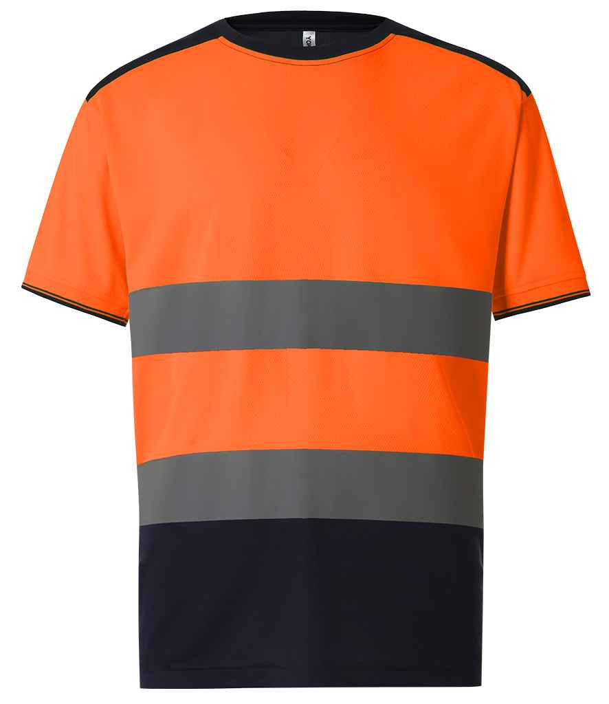 Yoko Hi-Vis Two Tone T-Shirt - 24 Workwear - T-Shirt