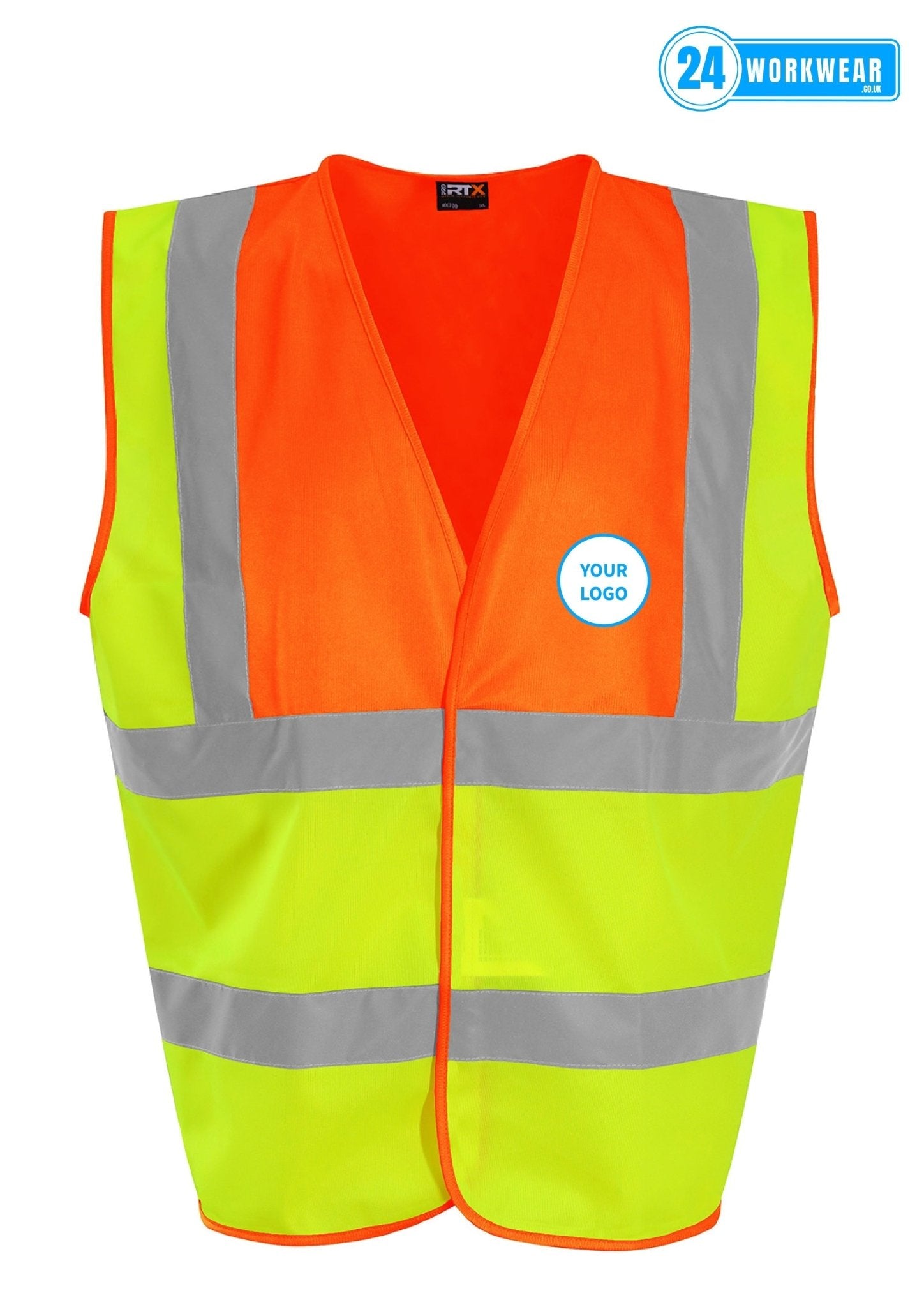 100 x High Visibility Waistcoat Deal - 24 Workwear - High Visibility